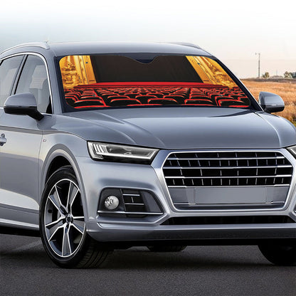 Theatre Stage Print Car Windshield Sun Shade