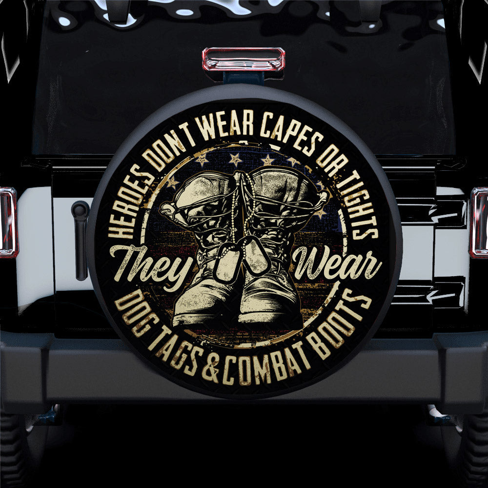 They Wear Shoes US Army Veteran Car Spare Tire Cover