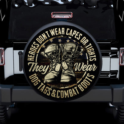 They Wear Shoes US Army Veteran Car Spare Tire Cover