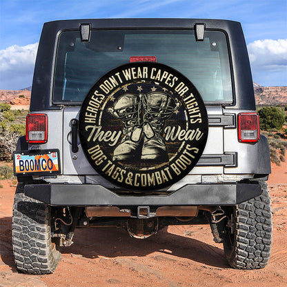 They Wear Shoes US Army Veteran Car Spare Tire Cover