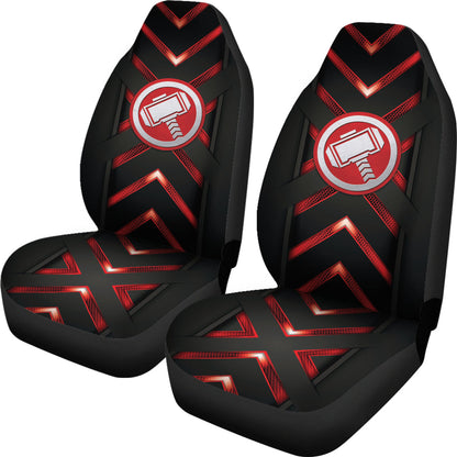 Thor Hammer Metal Logo Car Seat Covers Car Accessories Ci220714-01