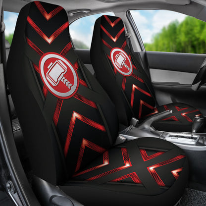 Thor Hammer Metal Logo Car Seat Covers Car Accessories Ci220714-01
