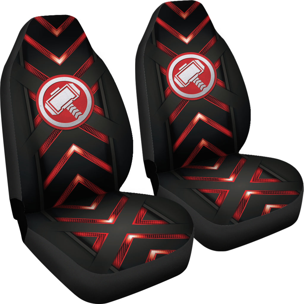 Thor Hammer Metal Logo Car Seat Covers Car Accessories Ci220714-01