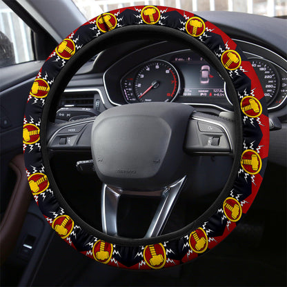 Thor Hammer Mjolnir Christmas Premium Custom Car Steering Wheel Cover