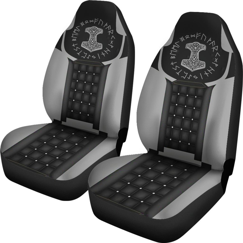 Thor Hammer Viking Premium Persionalized Car Seat Covers