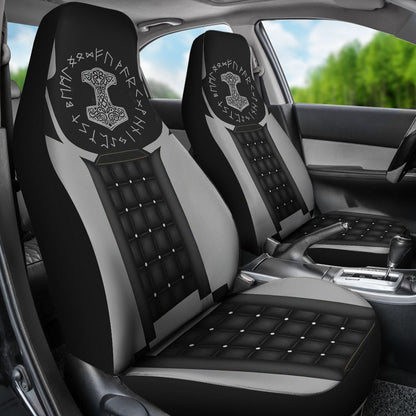 Thor Hammer Viking Premium Persionalized Car Seat Covers