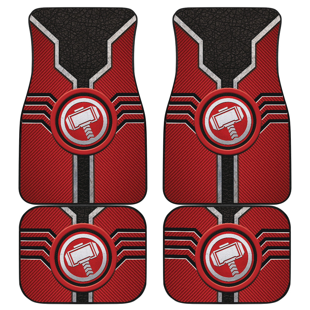 Thor Logo Car Floor Mats Custom For Fans Ci230111-11a
