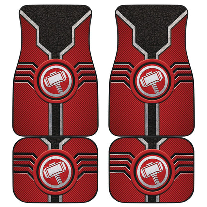 Thor Logo Car Floor Mats Custom For Fans Ci230111-11a