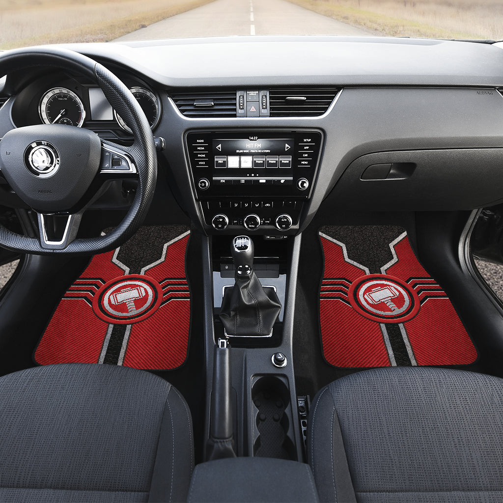 Thor Logo Car Floor Mats Custom For Fans Ci230111-11a