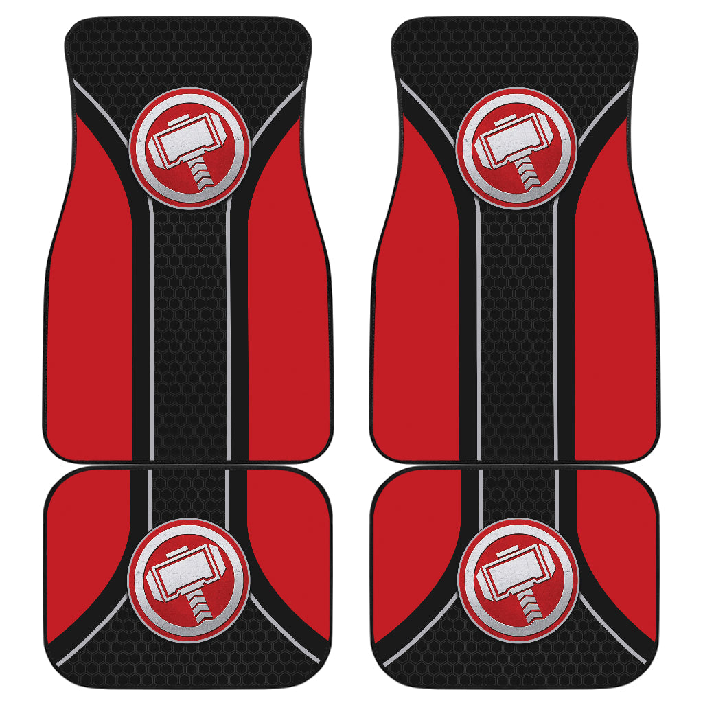 Thor Logo Car Floor Mats Custom For Fans Ci230105-01a