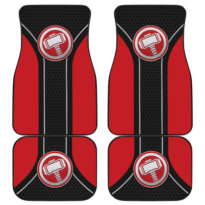Thor Logo Car Floor Mats Custom For Fans Ci230105-01a