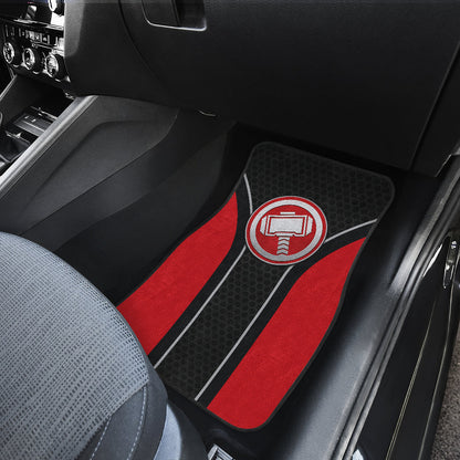 Thor Logo Car Floor Mats Custom For Fans Ci230105-01a