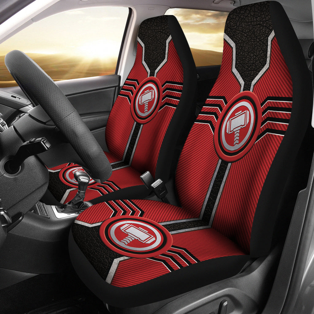 Thor Logo Car Seat Covers Custom For Fans Ci230106-11
