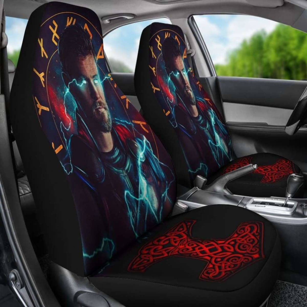 Thor Loki 2019 Car Seat Covers 2 Universal Fit