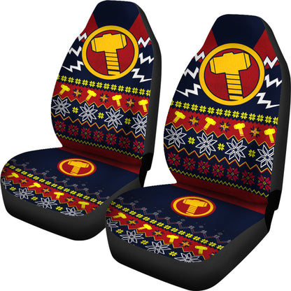Thor Mjolnir Hammer Christmas Car Seat Covers
