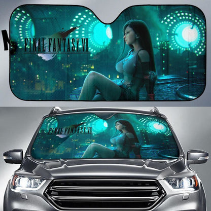 Tifa Final Fantasy Vii Auto Sun Shade Nh06 Universal Fit 111204