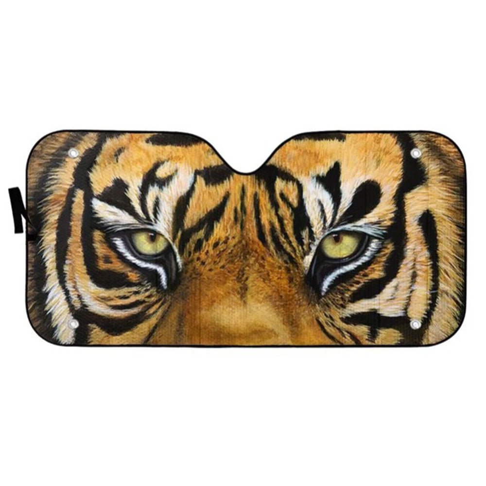 Tiger Eyes Car Auto Sun Shades Windshield Accessories Decor Gift