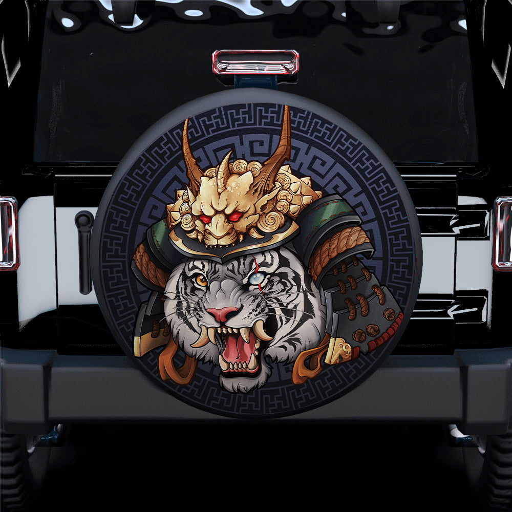 Tiger Samurai Japan Jeep Car Spare Tire Cover