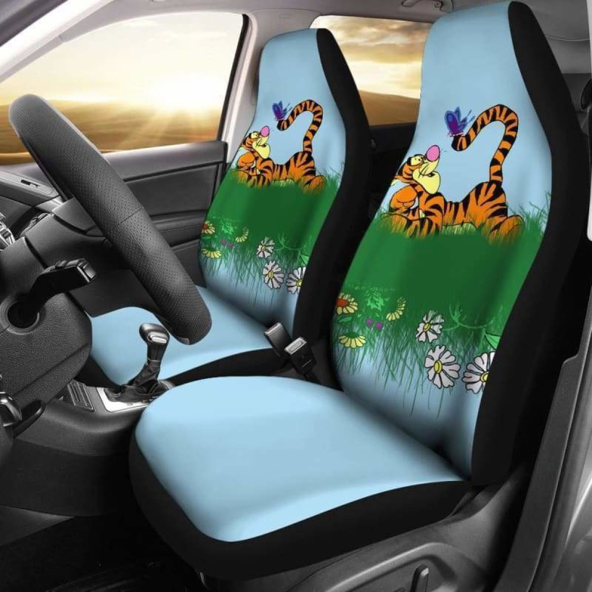 Tigger Car Seat Covers Universal Fit 051312