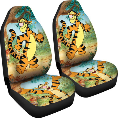Tigger Cute Car Seat Covers Car Accessories Ci221021-06