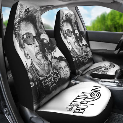 Tim Burton Art Car Seat Covers Amazing Gift Ideas H040520 Universal Fit 225311