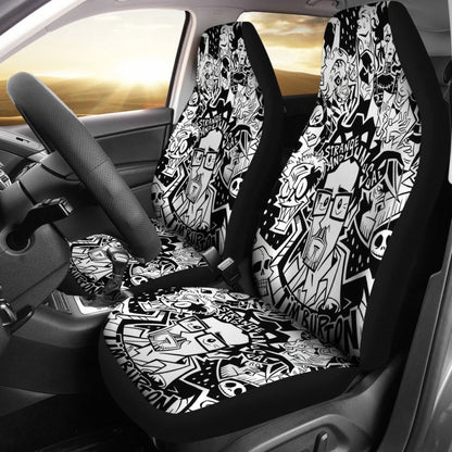 Tim Burton Cartoon Car Seat Covers Amazing Gift Ideas H040520 Universal Fit 225311