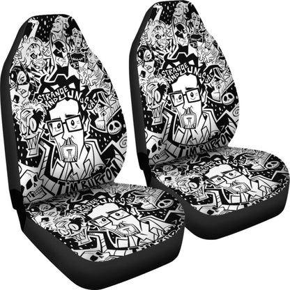 Tim Burton Cartoon Car Seat Covers Amazing Gift Ideas H040520 Universal Fit 225311