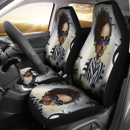 Tim Burton Cute Car Seat Covers Amazing Gift Ideas H040520 Universal Fit 225311