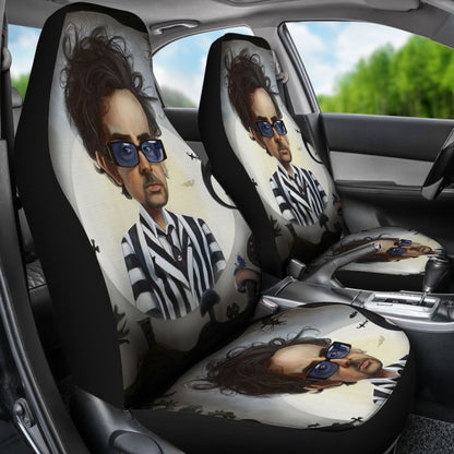 Tim Burton Cute Car Seat Covers Amazing Gift Ideas H040520 Universal Fit 225311