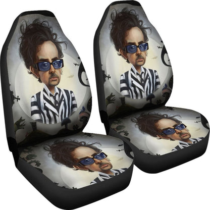 Tim Burton Cute Car Seat Covers Amazing Gift Ideas H040520 Universal Fit 225311