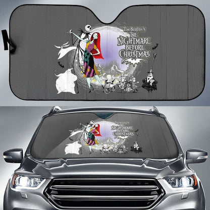 Tim Burton'S The Nightmare Before Christmas Auto Sun Shades Lt02 Universal Fit 111204
