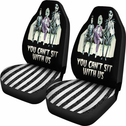 Tim Burton U Can'T Sit With Us Car Seat Covers Universal Fit 051012