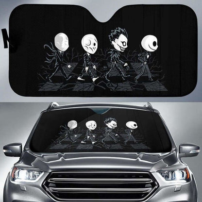 Tim Burton Walking On The Street Auto Sun Shades 918b Universal Fit