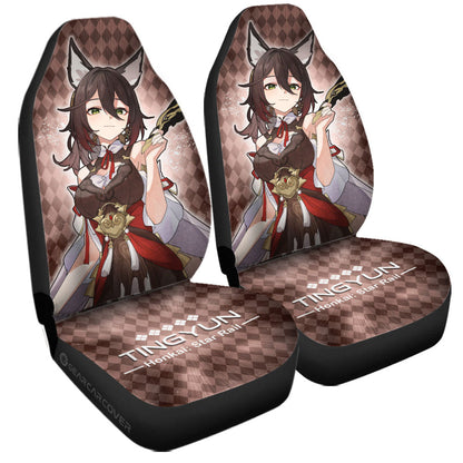 Tingyun Car Seat Covers Custom Honkai Star Rail Car Accessories
