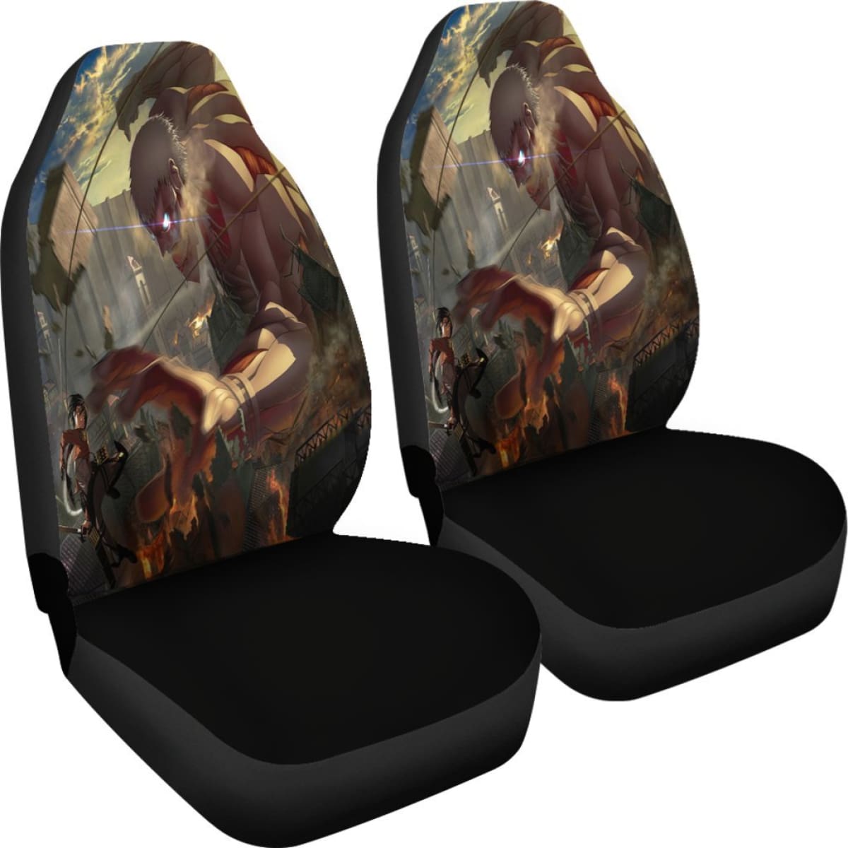 Titan Fight Attack On Titan Seat Covers Amazing Best Gift Ideas 2020 Universal Fit 090505