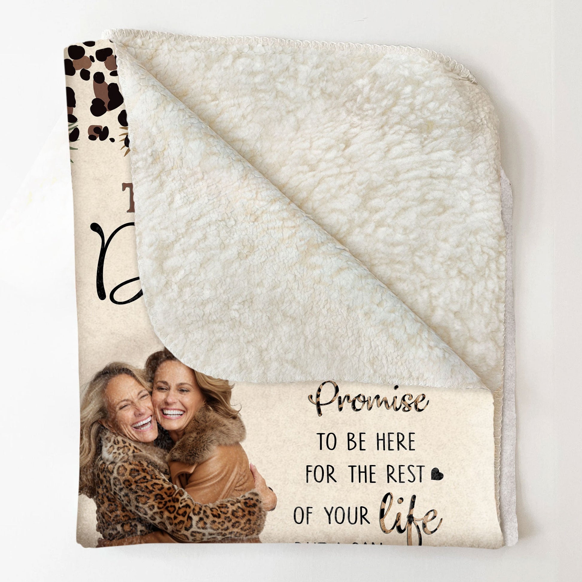 To My Daughter You'll Always Be My Baby Girl - Personalized Photo Blanket