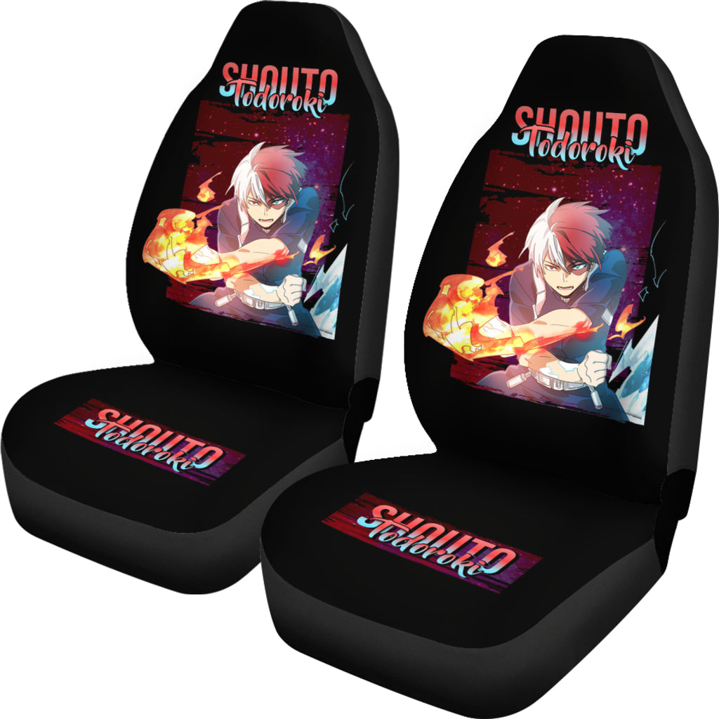 Todoroki Shouto My Hero Academia Car Seat Covers Anime Seat Covers Ci0616