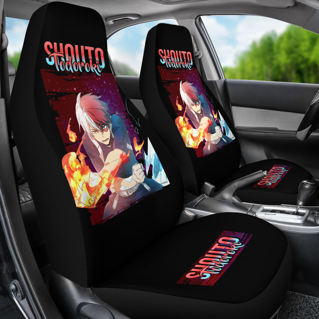 Todoroki Shouto My Hero Academia Car Seat Covers Anime Seat Covers Ci0616
