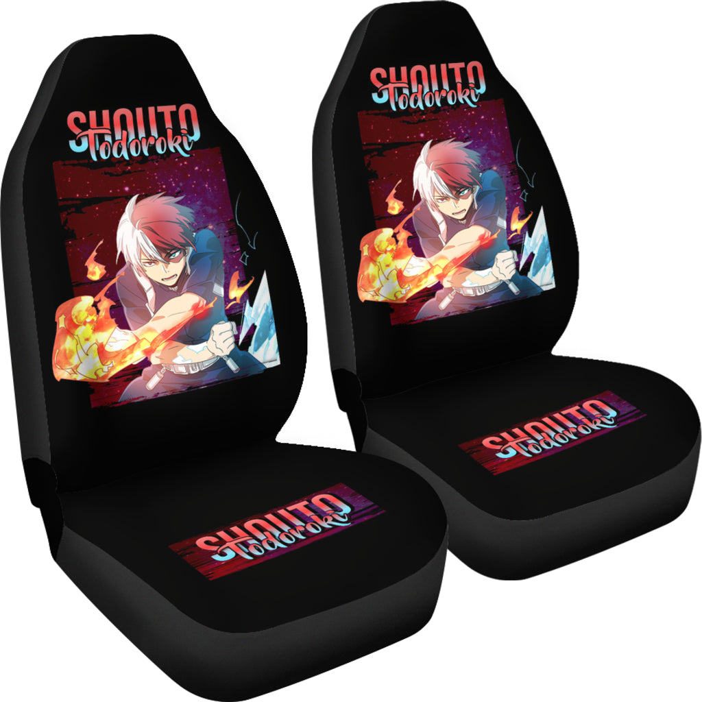 Todoroki Shouto My Hero Academia Car Seat Covers Anime Seat Covers Ci0616