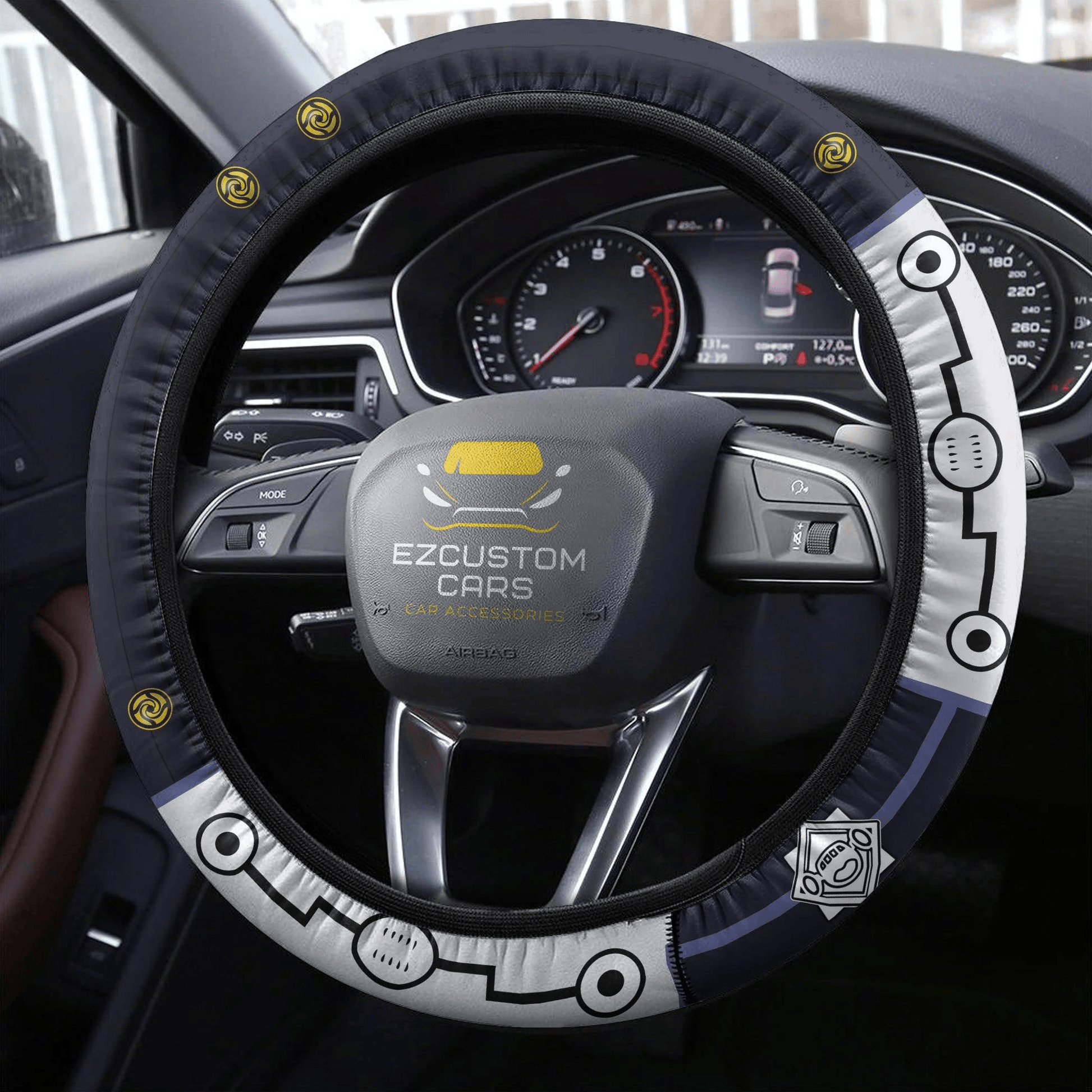 Toge Inumaki Anime Steering Wheel Cover Jujutsu Kaisen Custom Anime Car Accessories