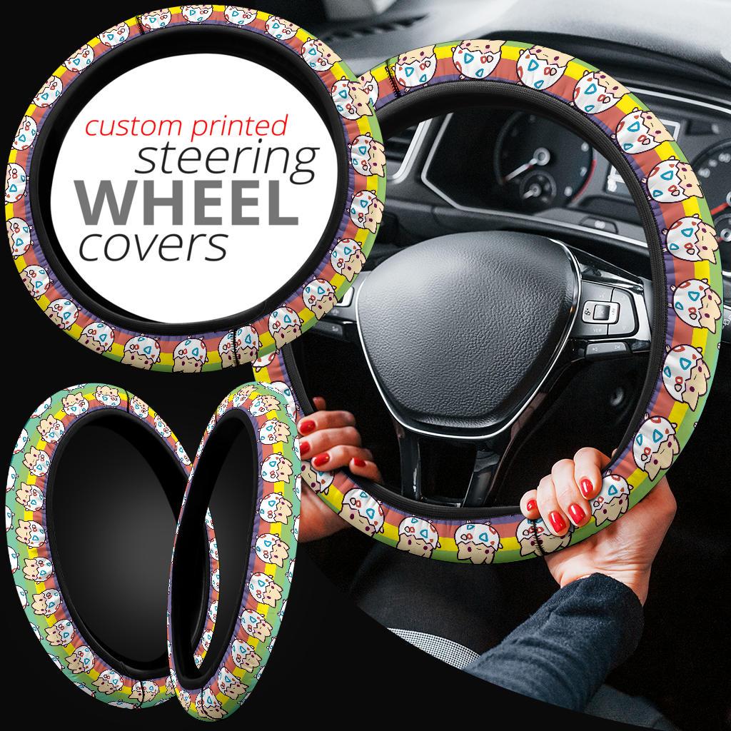 Togepi Anime Custom Car Steering Wheel Cover