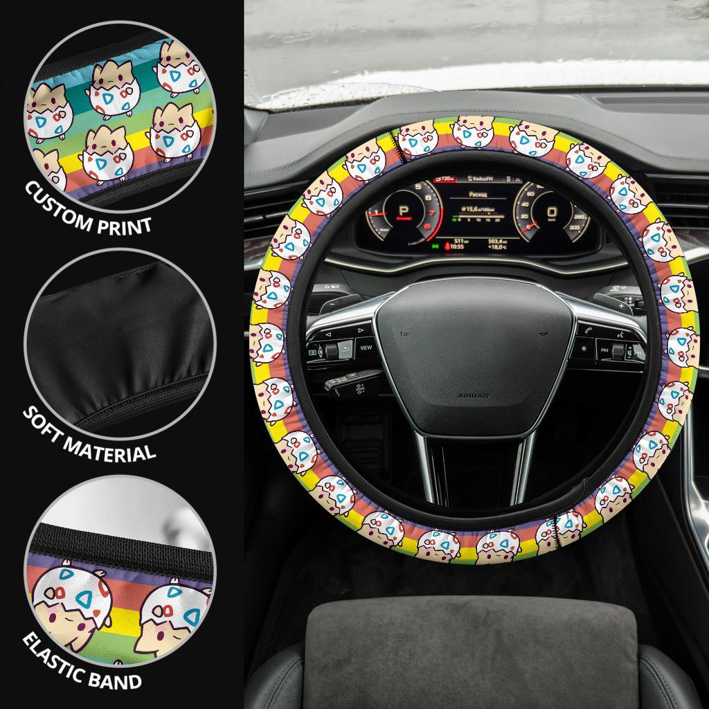 Togepi Anime Custom Car Steering Wheel Cover