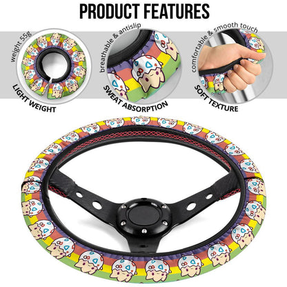 Togepi Anime Custom Car Steering Wheel Cover