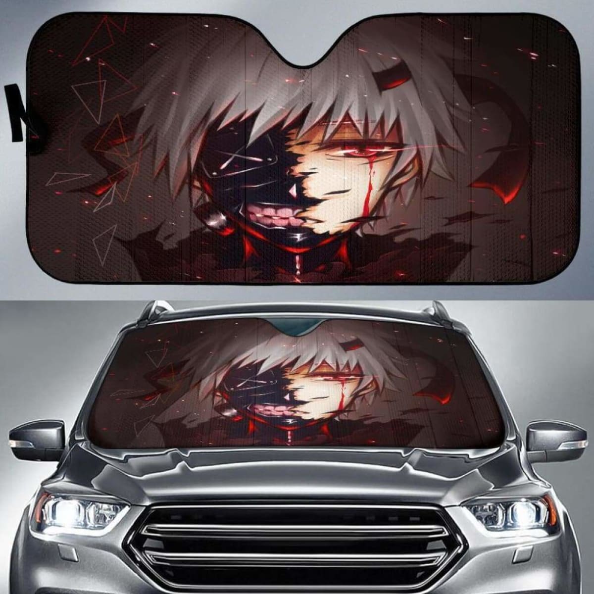 Tokyo Ghoul Car Sun Shades 918b Universal Fit