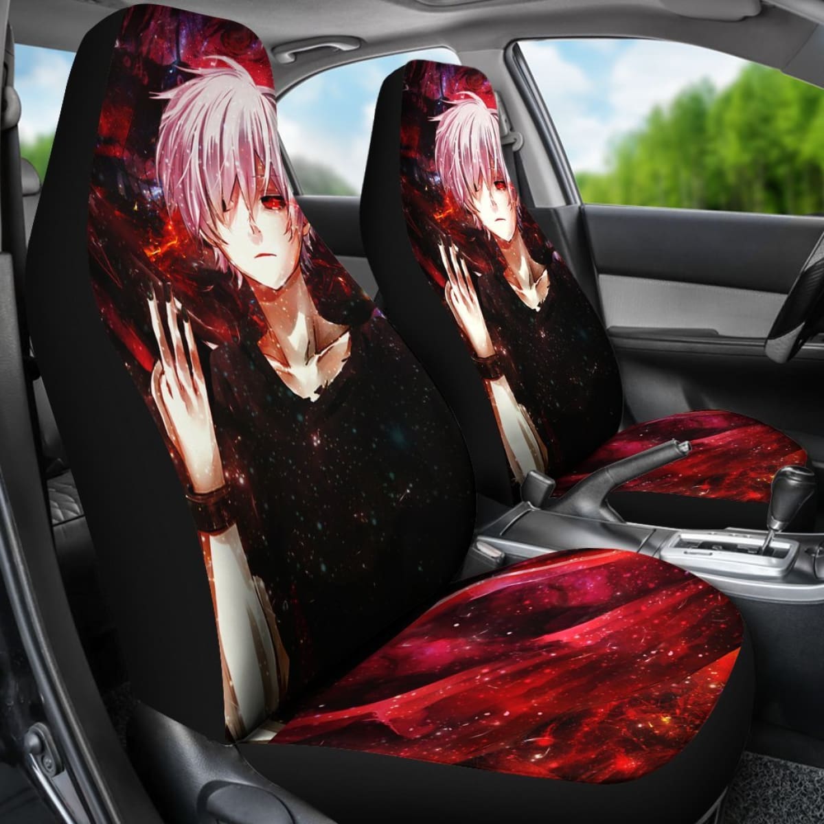 Tokyo Ghoul Red Seat Covers Amazing Best Gift Ideas 2020 Universal Fit 090505