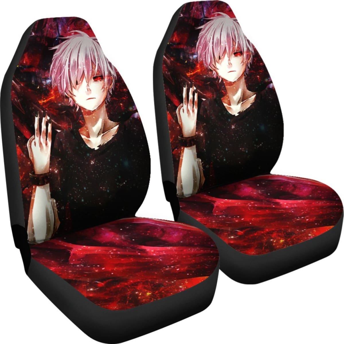 Tokyo Ghoul Red Seat Covers Amazing Best Gift Ideas 2020 Universal Fit 090505