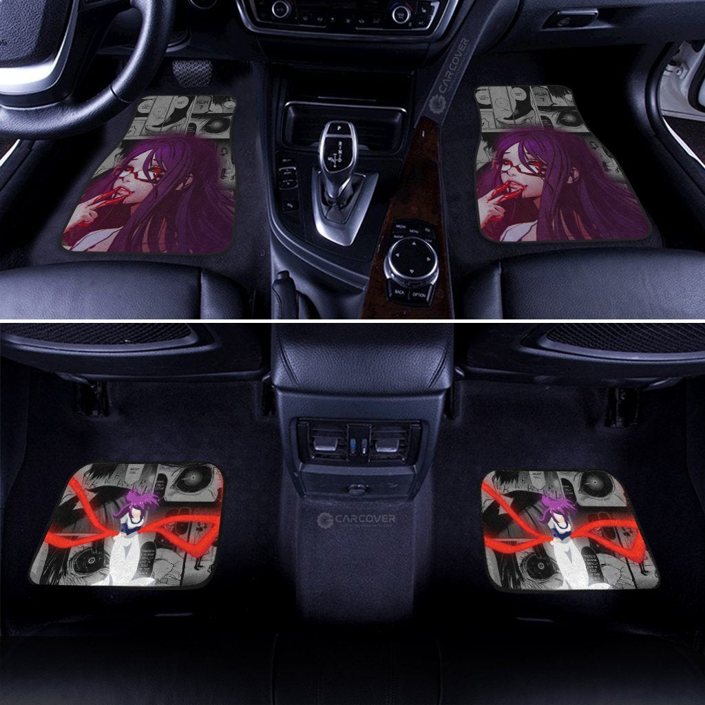 Tokyo Ghoul Rize Kamishiro Car Floor Mats Custom Anime Car Interior Accessories