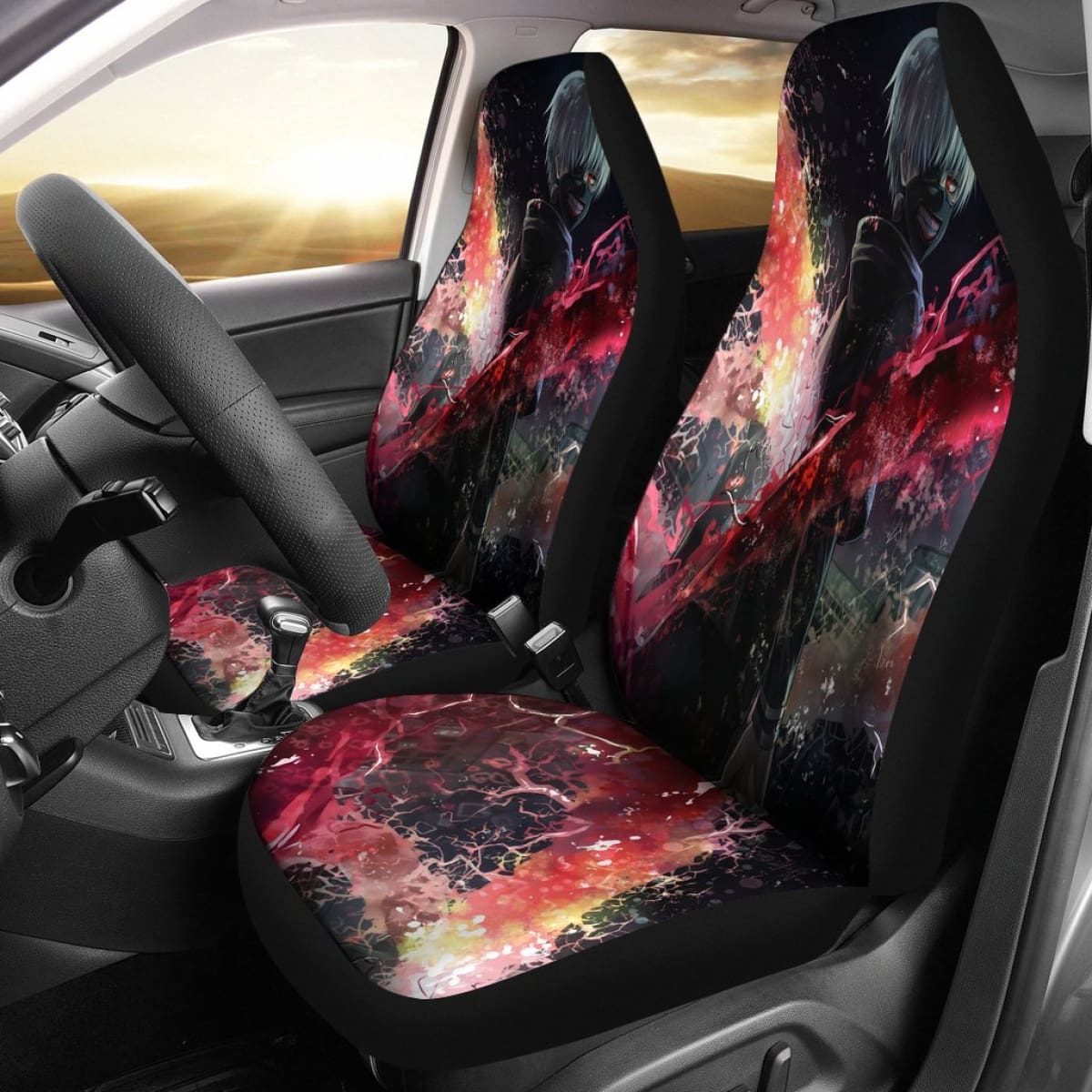 Tokyo Ghoul 1 Seat Covers Amazing Best Gift Ideas 2020 Universal Fit 090505