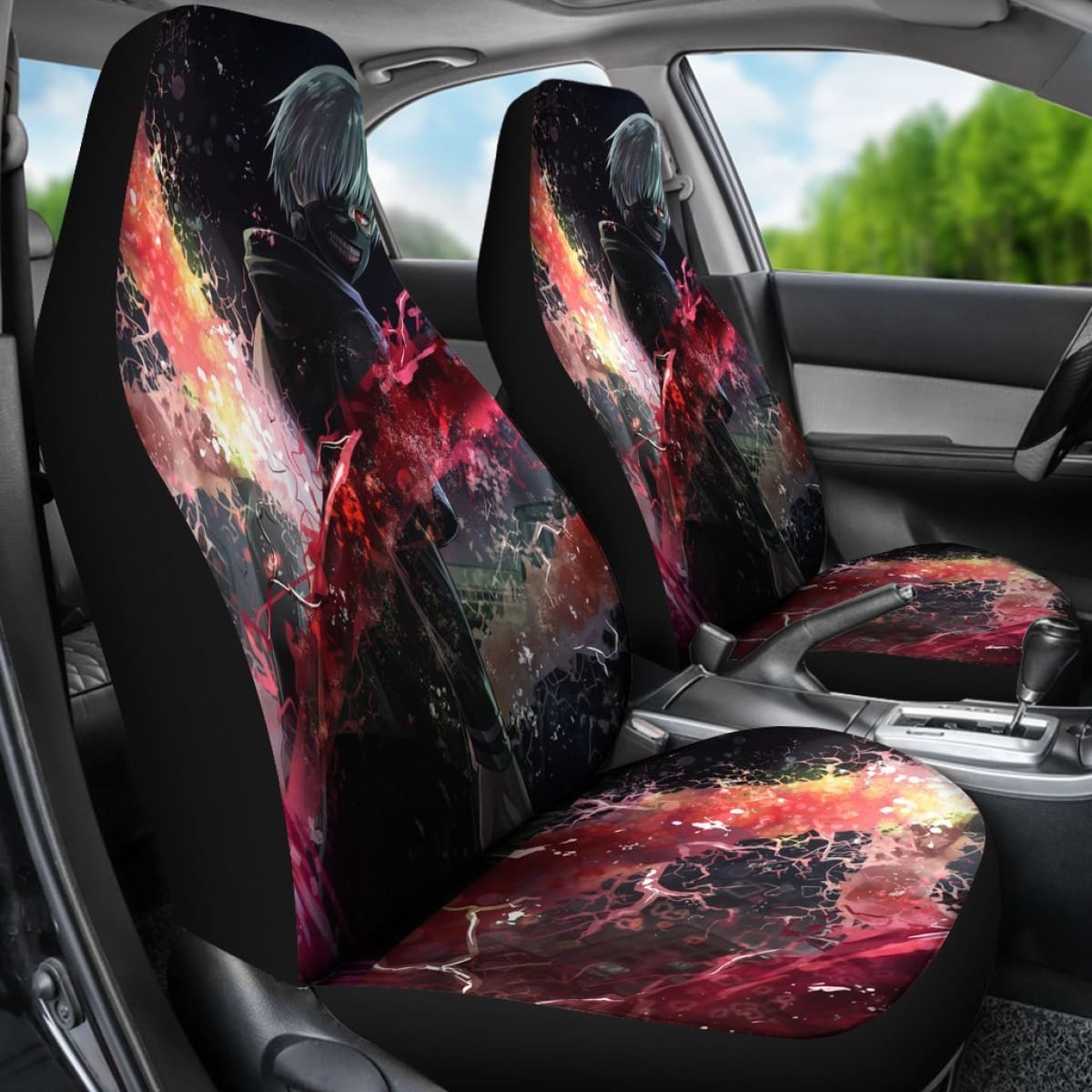 Tokyo Ghoul 1 Seat Covers Amazing Best Gift Ideas 2020 Universal Fit 090505