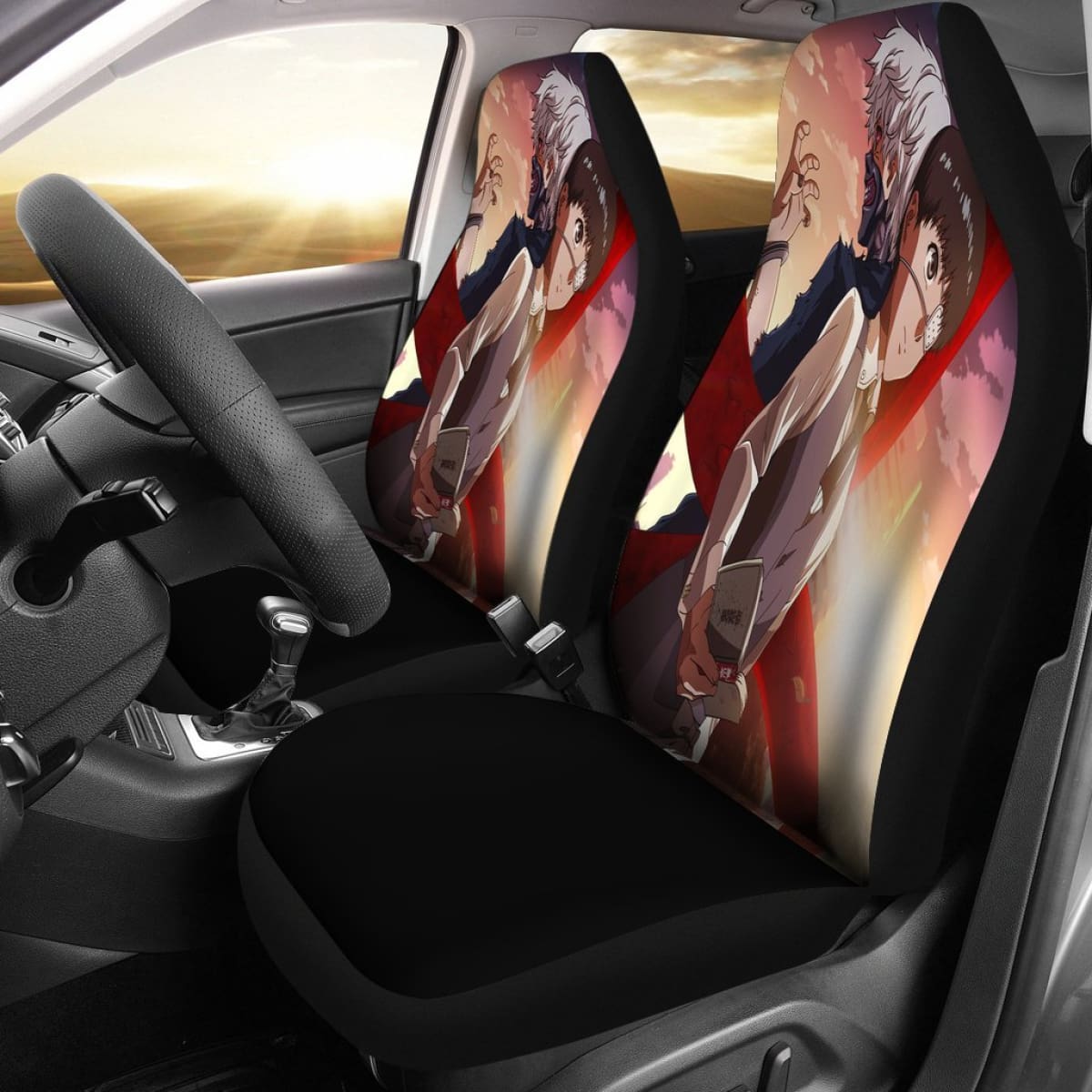 Tokyo Ghoul Seat Covers 2 Amazing Best Gift Ideas 2020 Universal Fit 090505